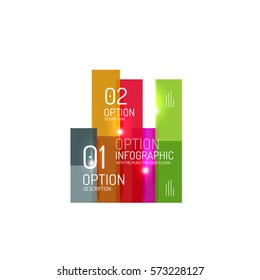 Vector geometric abstract background, colorful elements