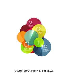 Vector geometric abstract background, colorful elements