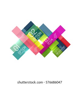 Vector geometric abstract background, colorful elements