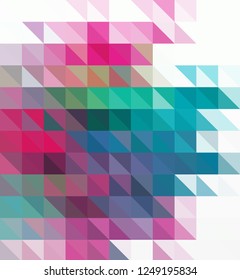 vector geometric abstract background with triangles and lines