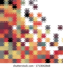 Vector geometric abstract background with triangles