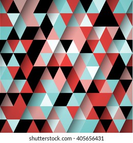 vector geometric abstract background with triangles and lines