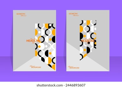 Vector geometric abstract background. Unique style. for paintings, posters, billboards, or covers.