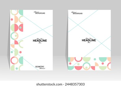 Vector geometric abstract background. Unique style. for paintings, billboards, posters, or covers