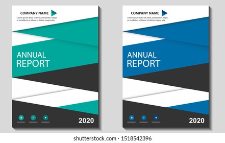 Vector Geometric Abstract Cover,Annual Report Book, Brochure, Newsletter for Corporate, Company, Business Template