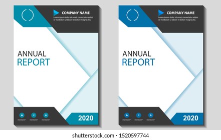 Vector Geometric Abstract Cover,Annual Report Book, Brochure, Newsletter for Corporate, Company, Business Template
