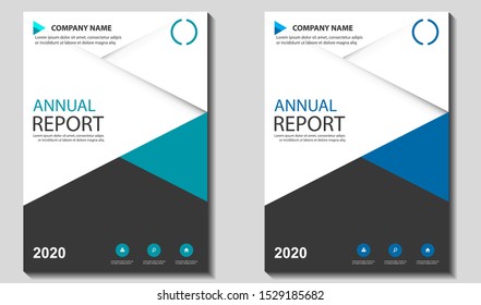 Vector Geometric Abstract Cover,Annual Report Book, Brochure, Newsletter for Corporate, Company, Business Template