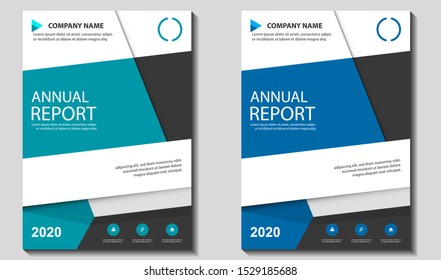 Vector Geometric Abstract Cover,Annual Report Book, Brochure, Newsletter for Corporate, Company, Business Template