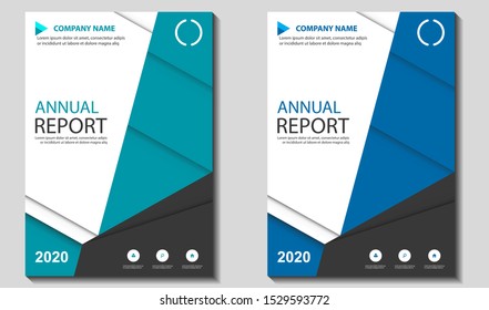 Vector Geometric Abstract Cover,Annual Report Book, Brochure, Newsletter for Corporate, Company, Business Template
