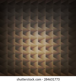 Vector geometric abstract elegant business background with shapes for web design in brown colors