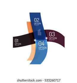 Vector geometric abstract infographic background template for workflow layout, diagram, number options or web design