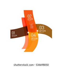 Vector geometric abstract infographic background template for workflow layout, diagram, number options or web design