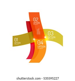 Vector geometric abstract infographic background template for workflow layout, diagram, number options or web design