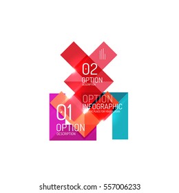 Vector geometric abstract infographic background template for workflow layout, diagram, number options or web design