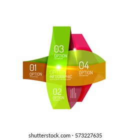 Vector geometric abstract infographic background template for workflow layout, diagram, number options or web design