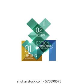 Vector geometric abstract infographic background template for workflow layout, diagram, number options or web design