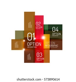 Vector geometric abstract infographic background template for workflow layout, diagram, number options or web design