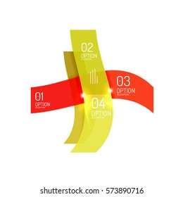 Vector geometric abstract infographic background template for workflow layout, diagram, number options or web design