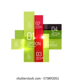 Vector geometric abstract infographic background template for workflow layout, diagram, number options or web design