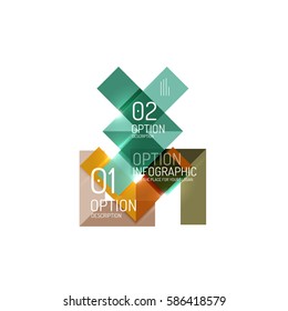 Vector geometric abstract infographic background template for workflow layout, diagram, number options or web design