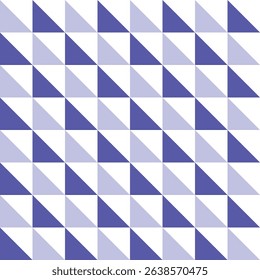 Vector geometric abstract pattern with blue triangles