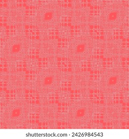 Vector geometric abstract pattern seamless pattern for fabric design, wallpaper, two color background