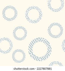 Vector geometric abstract seamless colored turing pattern, endless texture, fabric print template, bright colors