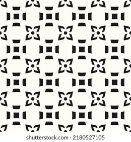 Vector Geometric Abstract Seamless Monochrome Pattern Texture Background