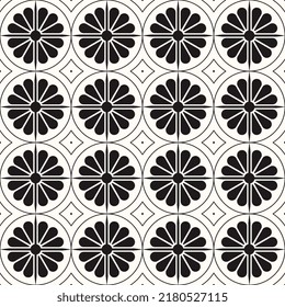 Resumen geométrico vectorial Sensación sin costura de fondo de textura de patrón monocromo