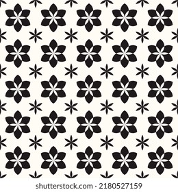 Vector Geometric Abstract Seamless Monochrome Pattern Texture Background