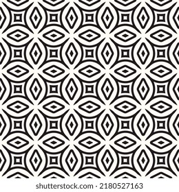 Resumen geométrico vectorial Sensación sin costura de fondo de textura de patrón monocromo