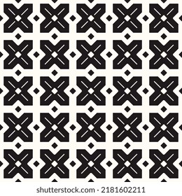 Resumen geométrico vectorial Sensación sin costura de fondo de textura de patrón monocromo