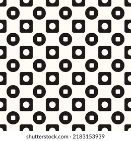 Vector Geometric Abstract Seamless Monochrome Pattern Texture Background