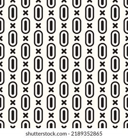 Vector Geometric Abstract Seamless Monochrome Pattern Texture Repeating Background