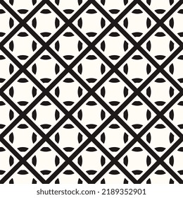 Vector Geometric Abstract Seamless Monochrome Pattern Texture Repeating Background