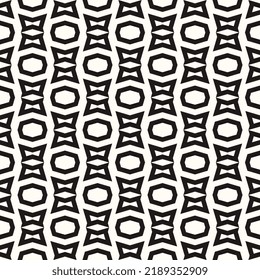 Vektor geometrische abstrakte, nahtlose, einfarbige Muster Textur Wiederholter Hintergrund