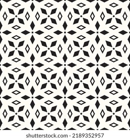 Vector Geometric Abstract Seamless Monochrome Pattern Texture Repeating Background