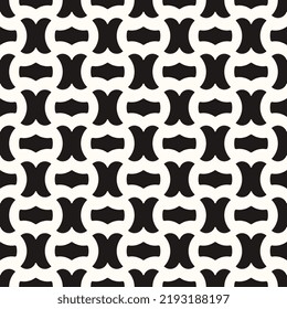 Vector Geometric Abstract Seamless Monochrome Pattern Texture Repeating Background