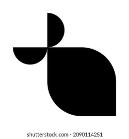 Resumen geométrico vectorial Forma el elemento aislado Boho Mil del siglo Moderna impresión de arte minimalista Negro y blanco Afiche moderno Resumen Arte mural Digital Arte de la decoración interior para la impresión