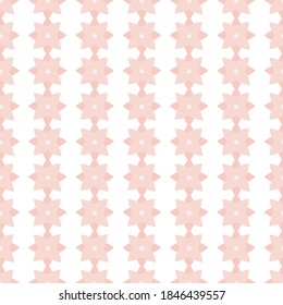 Vector geometric abstract star pattern. Seamless vector design, simple stylized star on white background. Perfect for paper projects, fabric and home decor.
