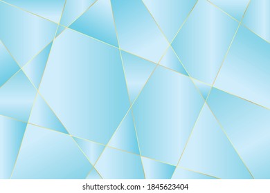 vector geometric abstraction blue with gold