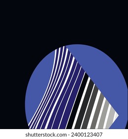 vector geometric abstraction bright with lines