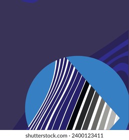 vector geometric abstraction bright with lines