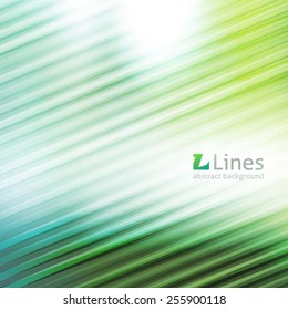 vector geometric abstraction with lines in green color