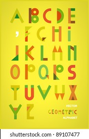 Vector geometric  alphabet