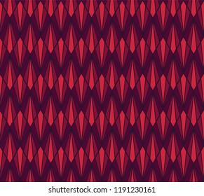 Vector Geometric Art Deco Style Seamless Pattern. Abstract Ornament Background.