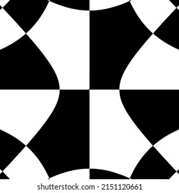 Vector geometric art pictures  black white background inspried by checkered pattern