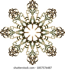 Vector de arte geométrico con formas repetidas