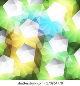 Vector geometric background
