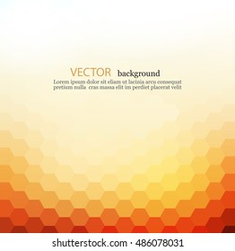 Vector geometric background Consisting of hexagons